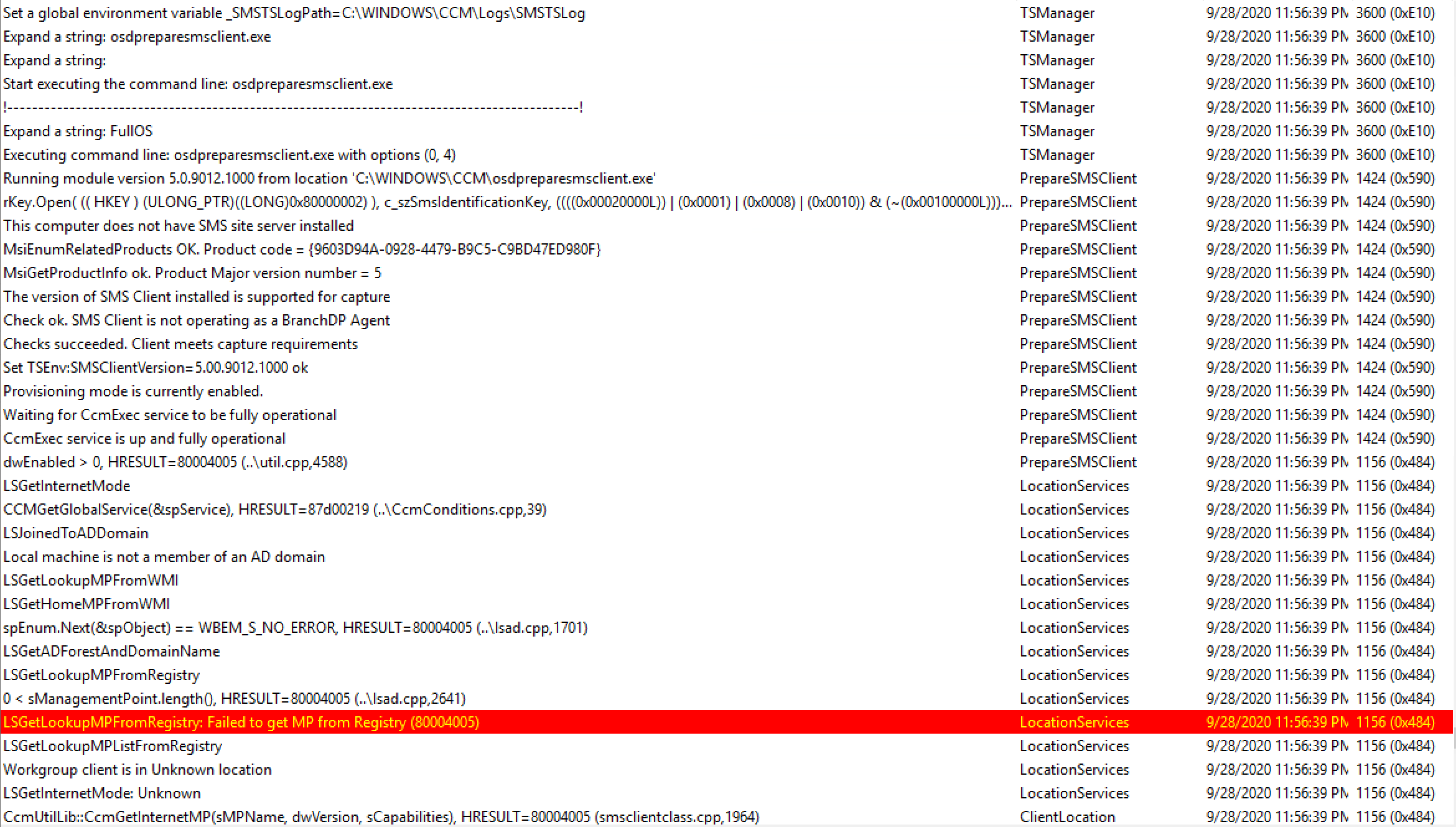 Prepare CM Client 12