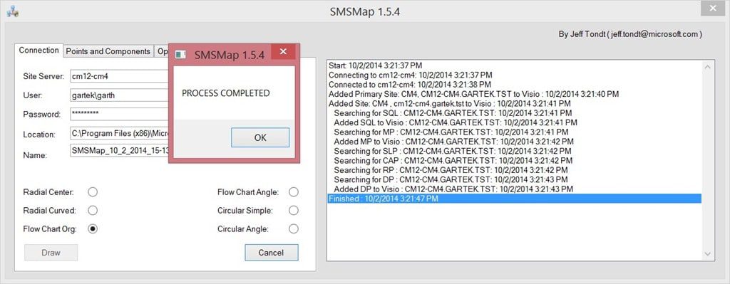 SMSMap-Process Completed SMSMap - Process Completed - Visio Diagram