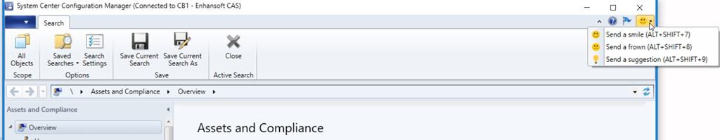 How to Send a Smile to the SCCM Product Team