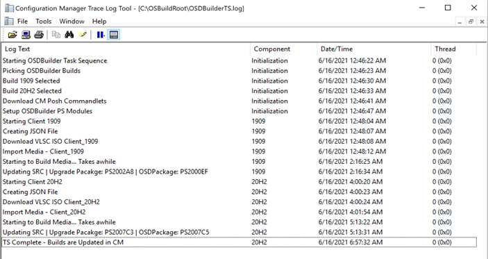Configuration Manager Trace Log Tool