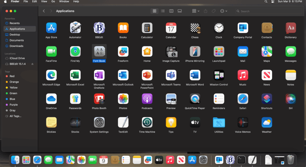 Deploy DMG Applications - Applications Before