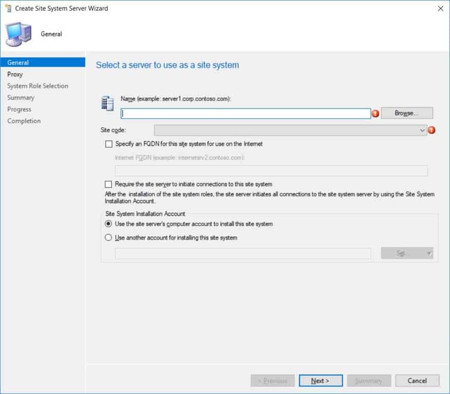 SCCM Reporting Services Point - General Node