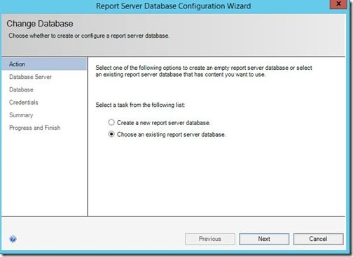 How to Rename a Windows Server When SQL Server and WSUS Are Already Installed-Existing Report Server Database Existing Report Server Database