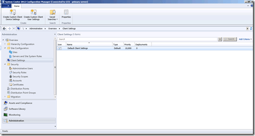 Importing MOF settings into Microsoft Configuration Manager