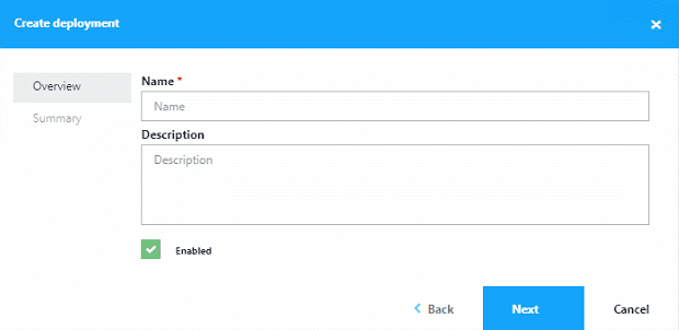 Liquit Deployments through Intune - create deployment