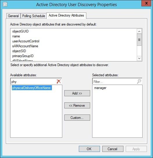 Office Location Details-Active Directory Attributes Office Location Details-Active Directory Attributes