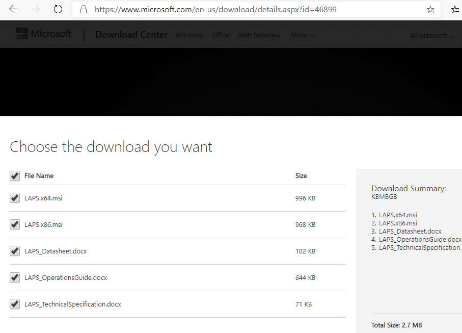 Overview of Microsoft LAPS (Local Administrator Password Solution)