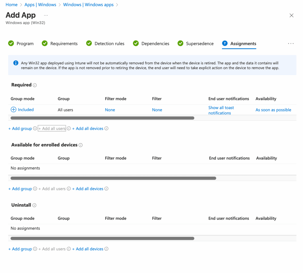 Deploy Notepad++ with Intune - Add App