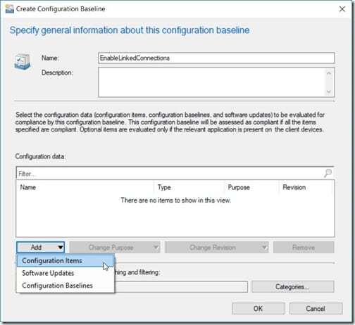 Configuration Baseline - Name