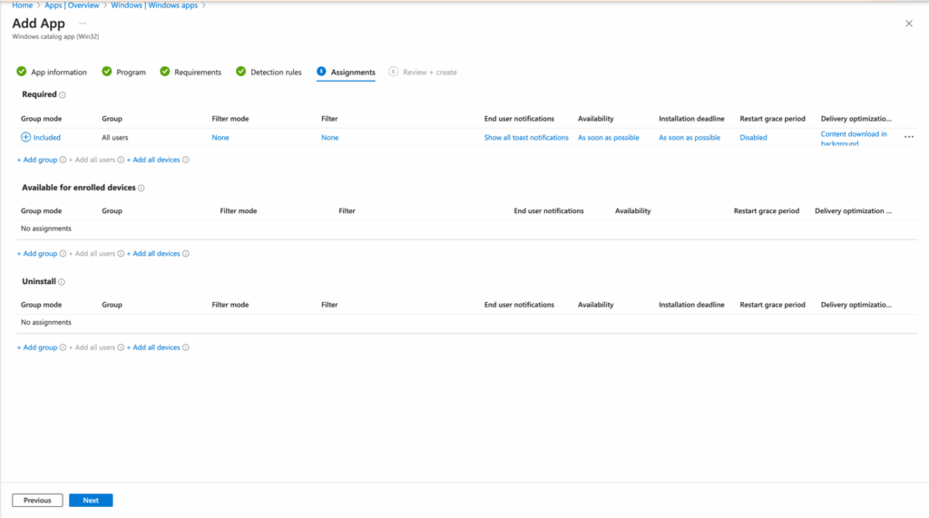 Review and create