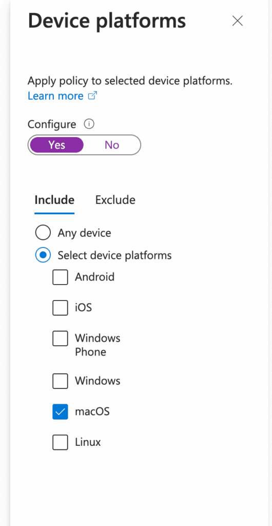 Device platforms
