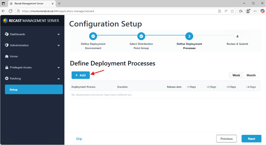 Configuring Right Click Tools Patching - Adding to Define Deployment Process