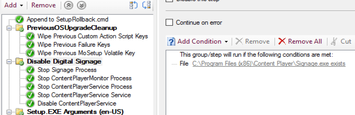 Conditions 1