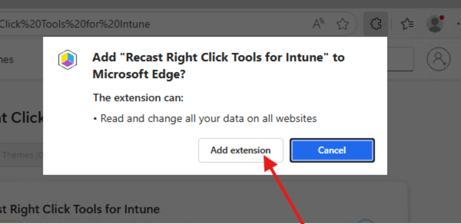 Right Click Tools Browser Extension - Adding Extension