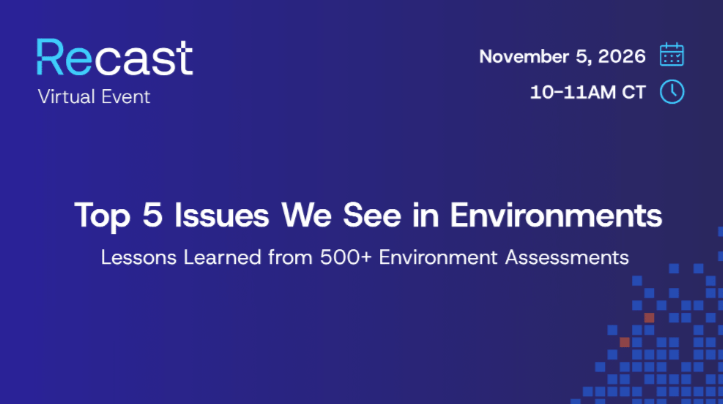 Top 5 Issues We See in Environments 