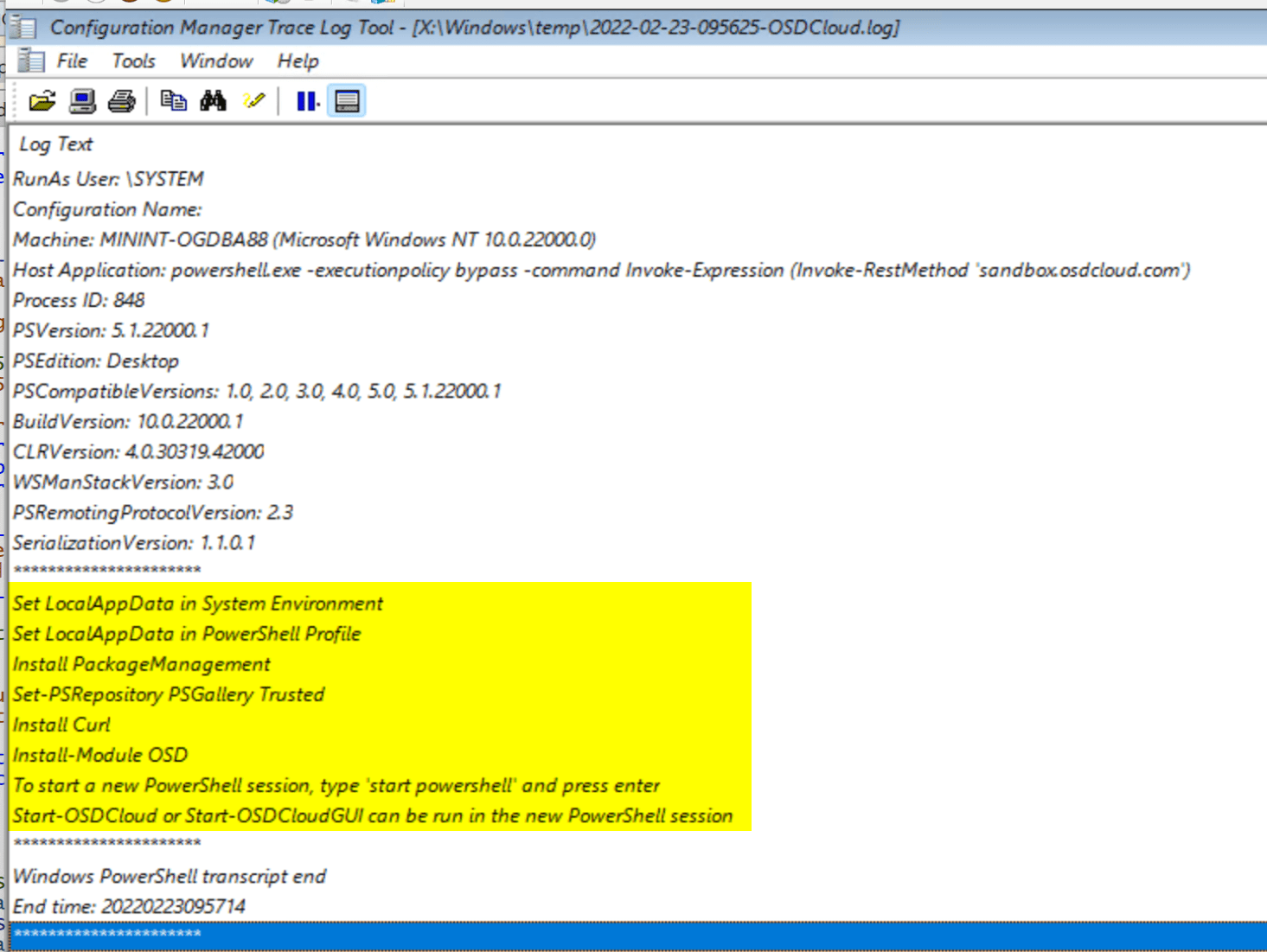 OSDCloudTS 07