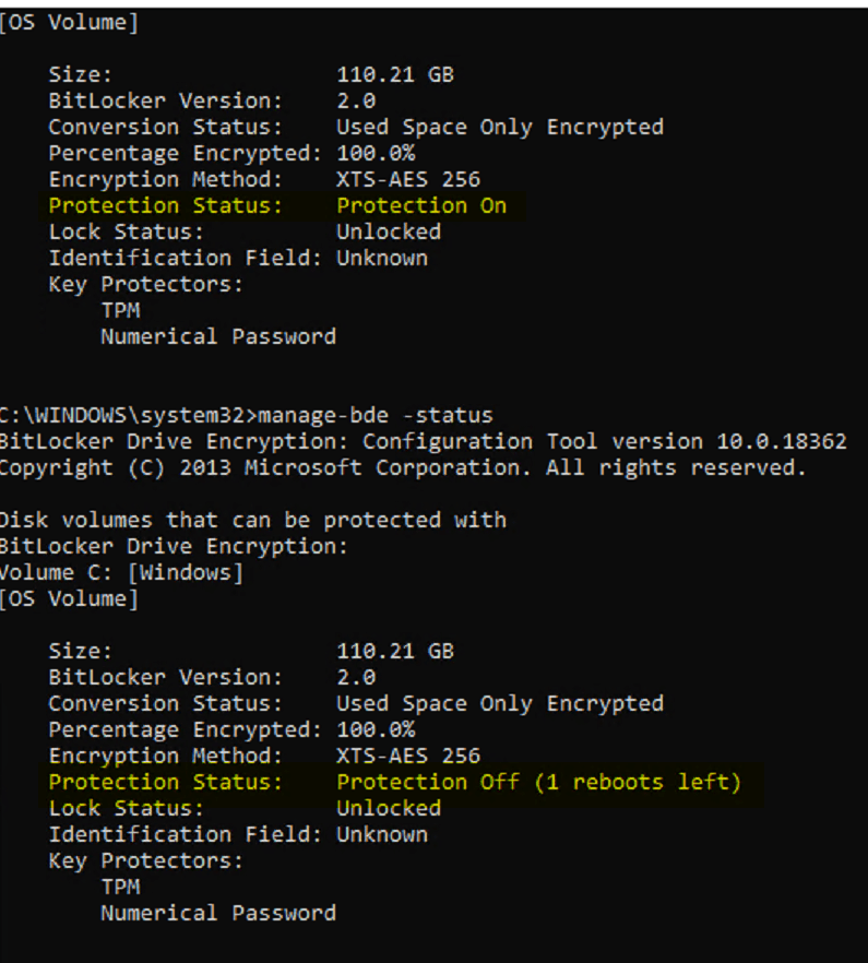 Disable Bitlocker 2