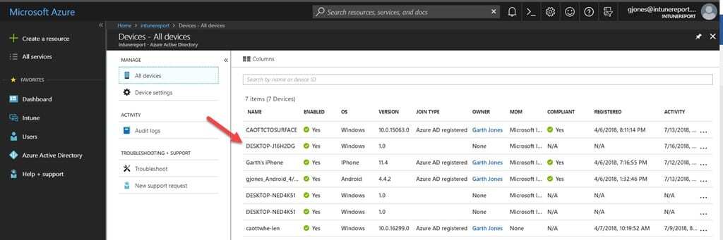 Enable Intune - All Devices