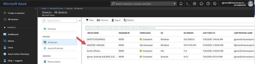 Enable Intune - Intune All Devices