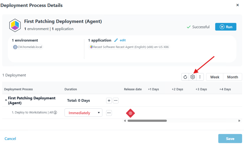 Configuring Right Click Tools Patching - Deployment Process Settings