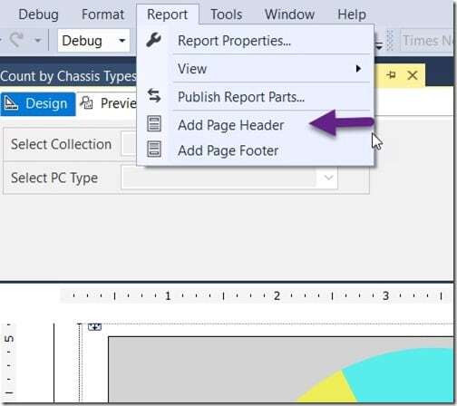 Add a Title to a SCCM Report - Add Page Header Add a Title to a SCCM Report - Add Page Header