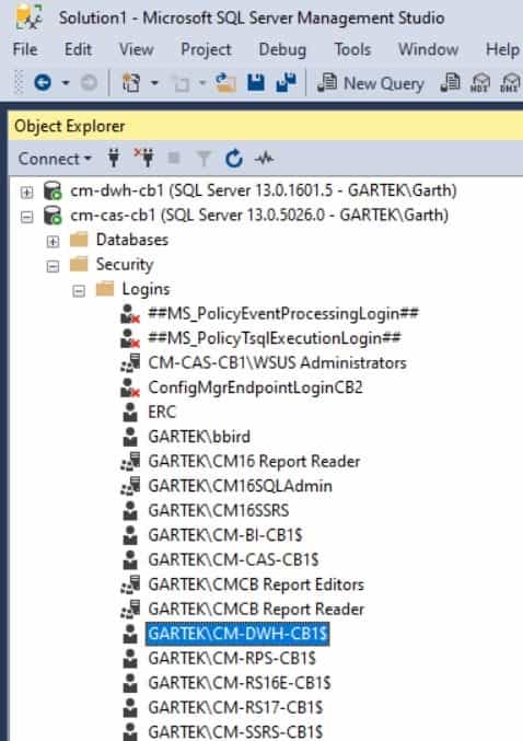 Add Tables to the ConfigMgr Data Warehouse - SSMS Add Tables to the ConfigMgr Data Warehouse - SSMS