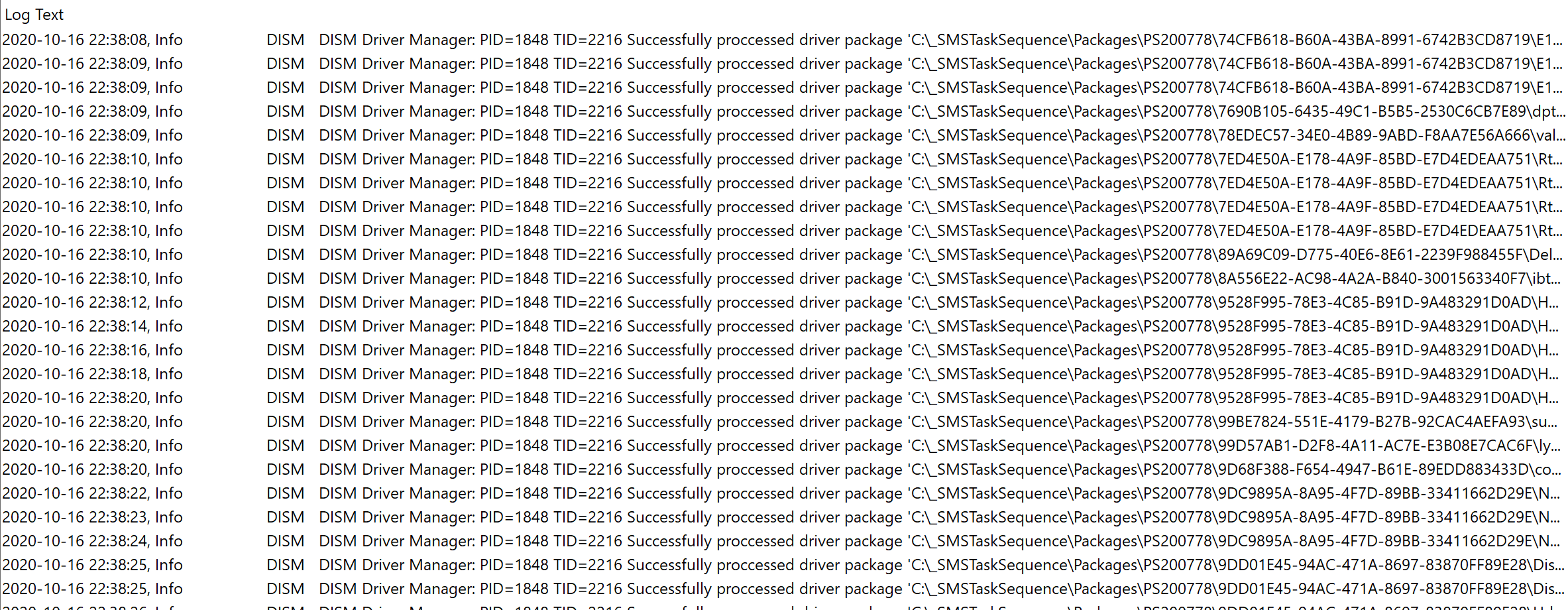 Apply Drivers Package 09