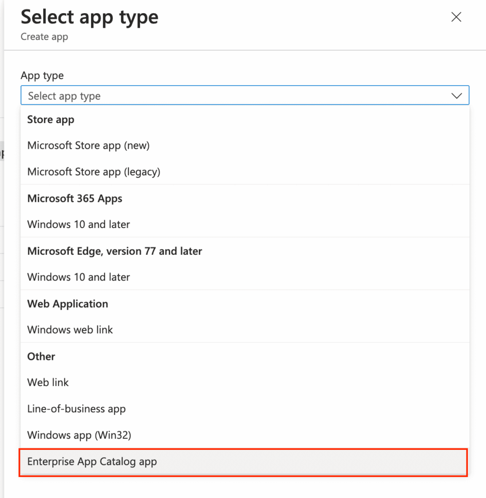 Enterprise App Catalog app - search app