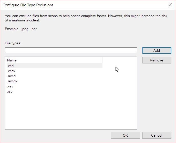 Reducing the Effects of Endpoint Protection on Hyper-V Server Performance-File Exclusions Reducing the Effects of Endpoint Protection on Hyper-V Server Performance-File Exclusions