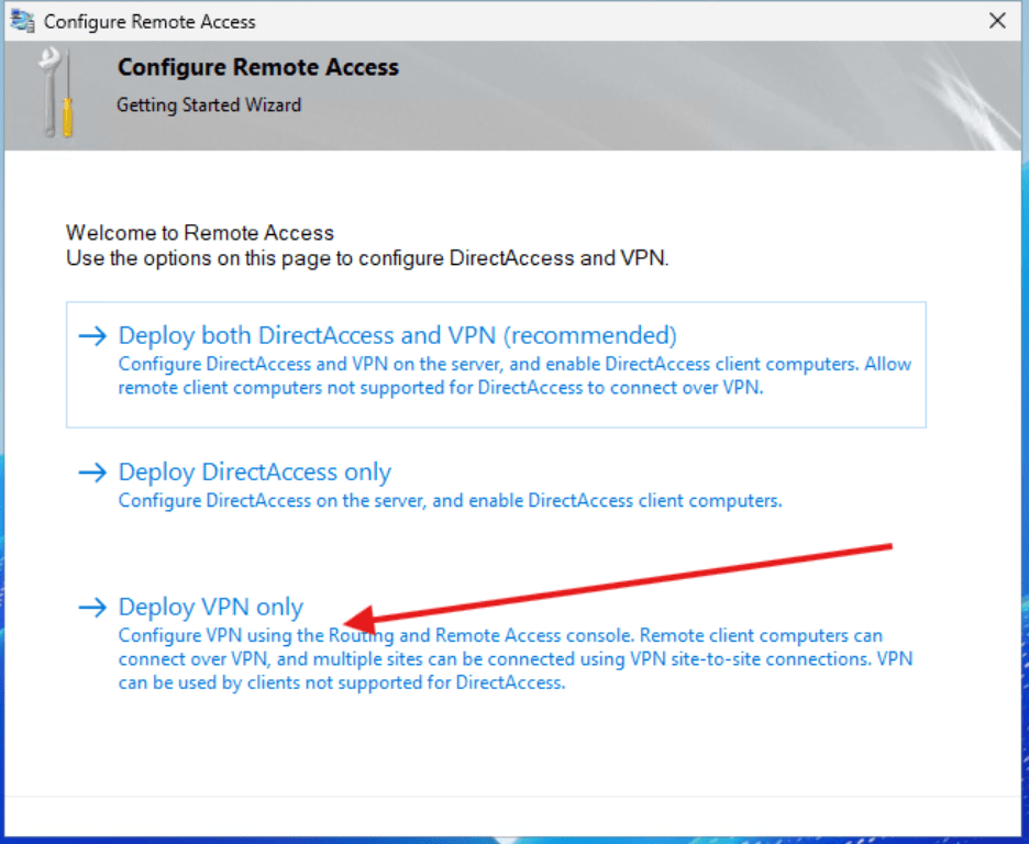Gateway VM - Configure remote access