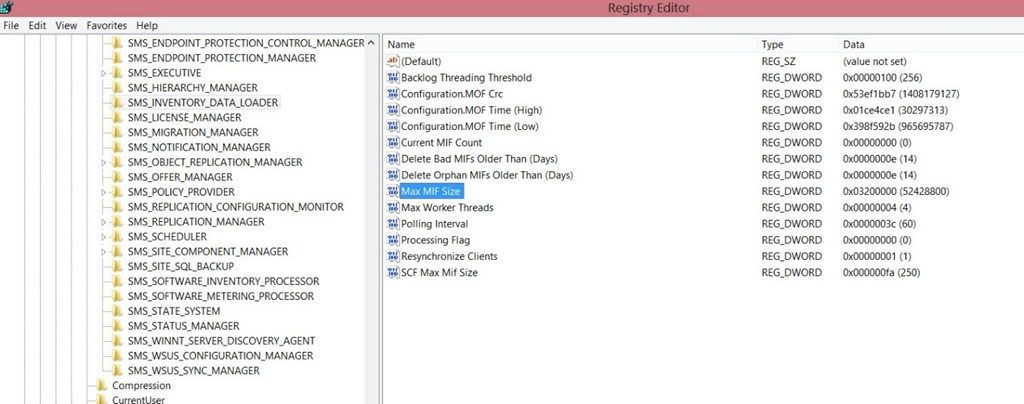 How to Increase the Maximum File Size of Management Information Files (MIF)