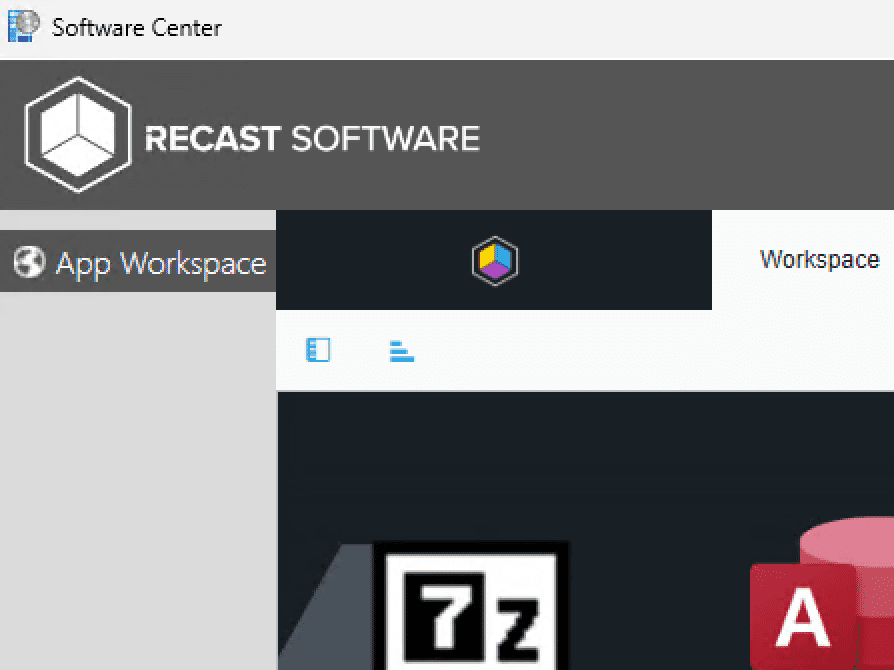 Hide all but Application Workspace option