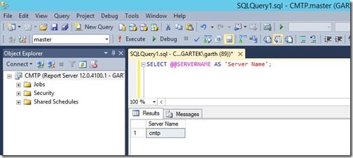 How to Rename a Windows Server When SQL Server and WSUS Are Already Installed-SQL Server Name Query Result How to Rename a Windows Server When SQL Server and WSUS Are Already Installed-SQL Server Name Query Result