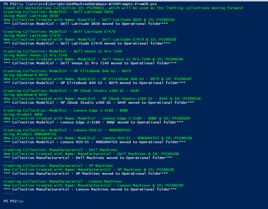 Manufacturer and Model Collections