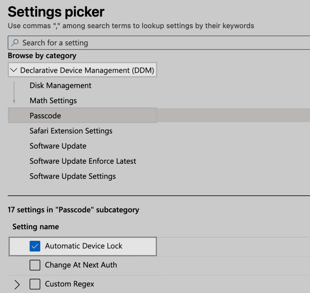 macOS Security Controls - Automatic Device Lock