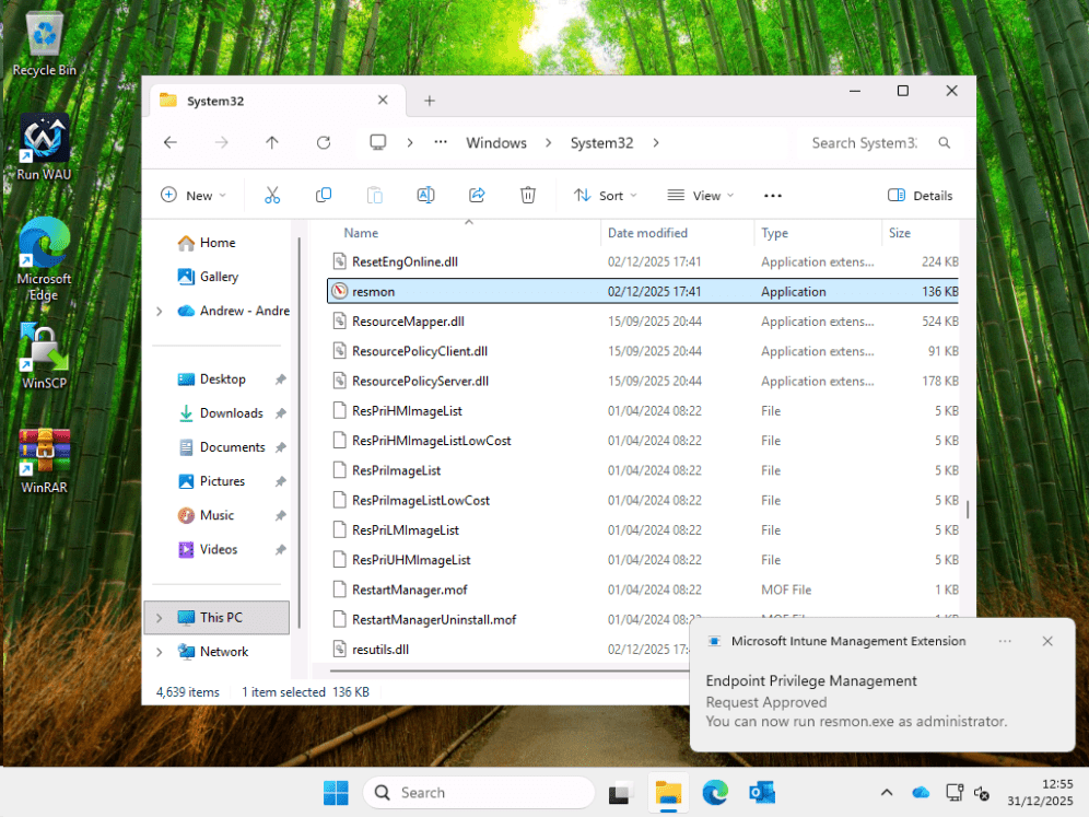 EPM request approved