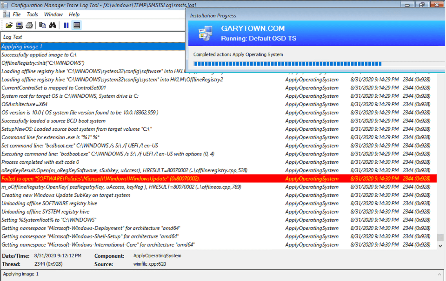 Apply OS Image 5