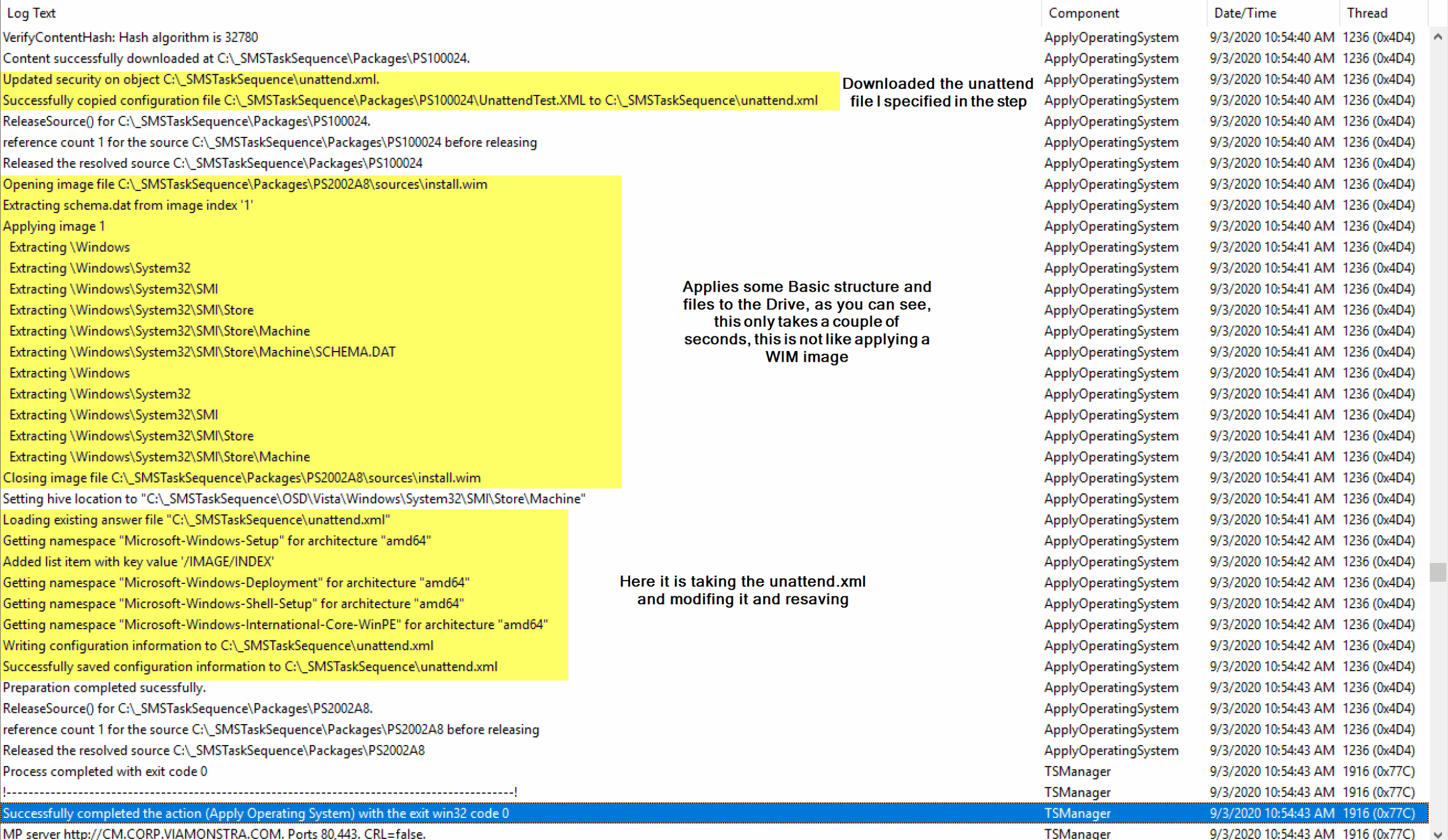 Apply OS Image 16