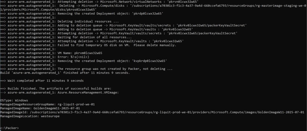 Packer command 3