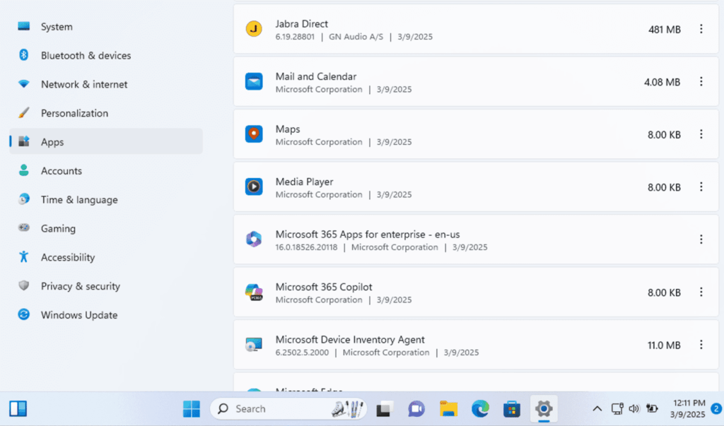 End user view