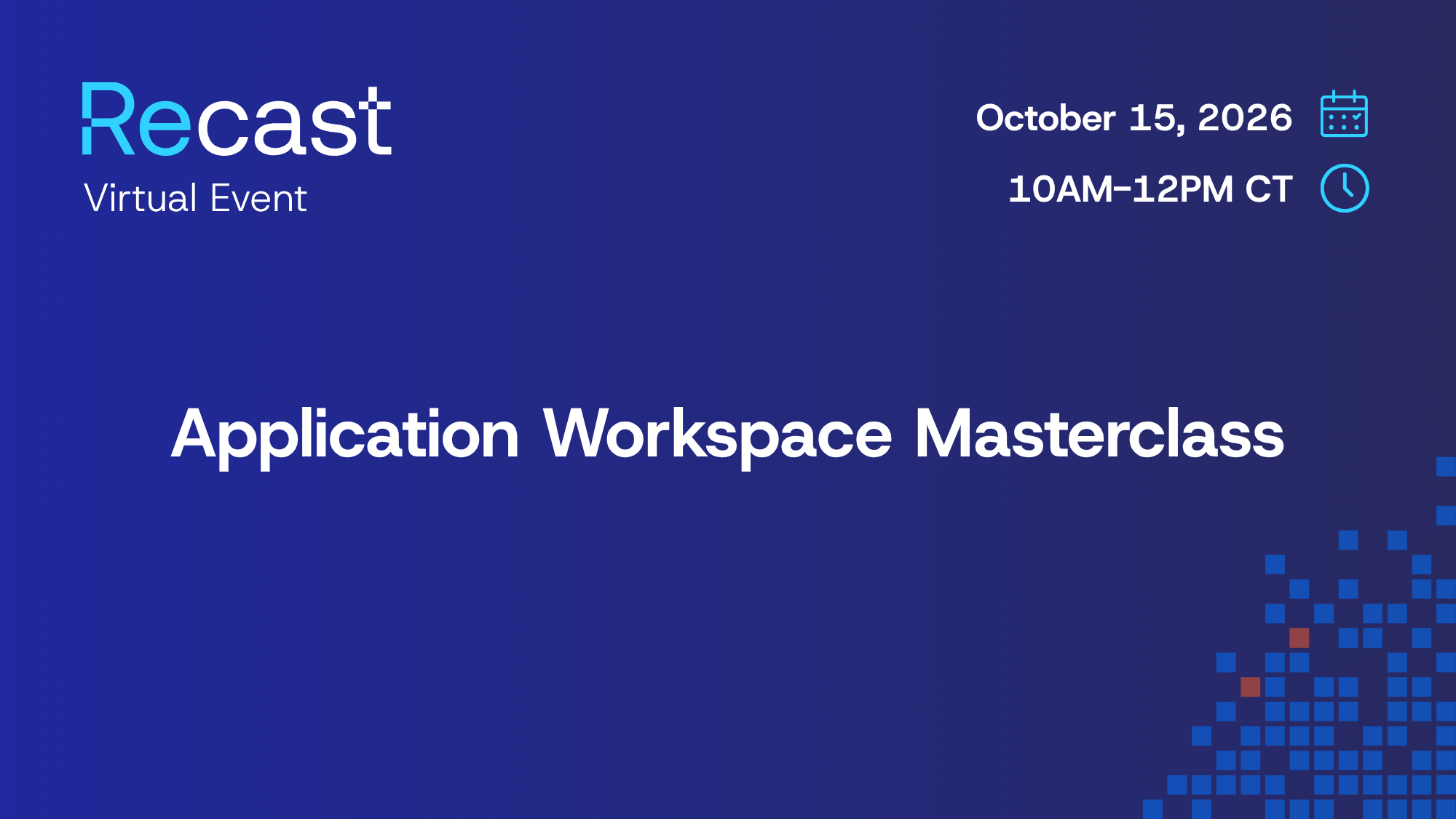 Application Workspace Masterclass: Two Hours, Hands On, Your Own Environment 