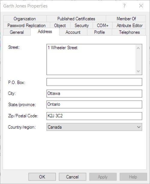 Office Location Details-Address