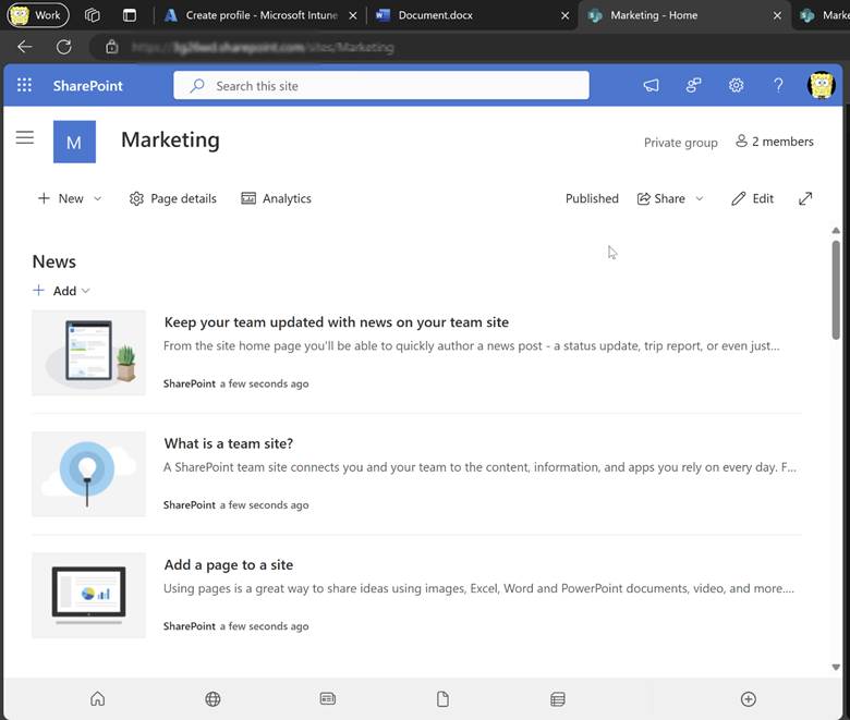 How to Synchronize a SharePoint Site Library to File Explorer with Microsoft Intune