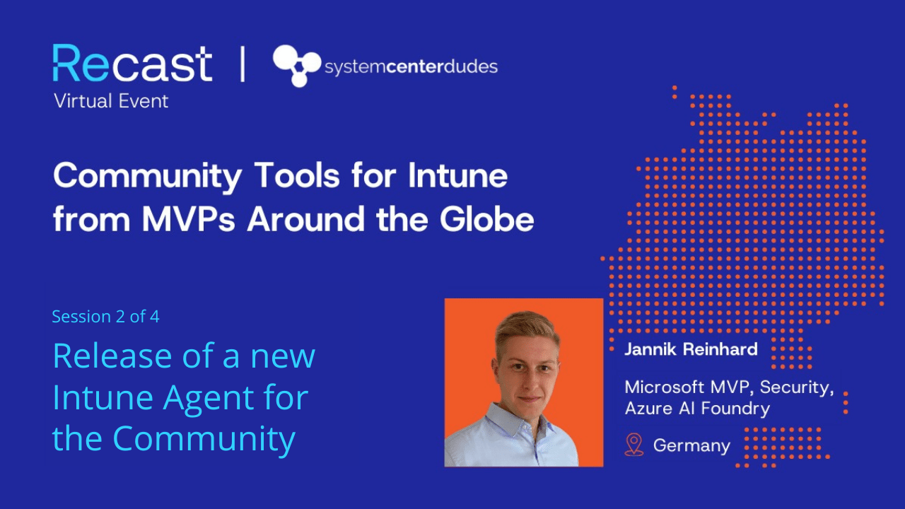 Jannik Reinhard announces the release of his new Intune agent