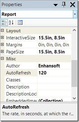 How to Change the AutoRefresh Time on a SQL Server Reporting Services (SSRS) Report-120 Seconds How to Change the AutoRefresh Time on a SQL Server Reporting Services (SSRS) Report-120 Seconds