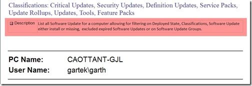 How to Insert a Report Description into a ConfigMgr Report-Report Description