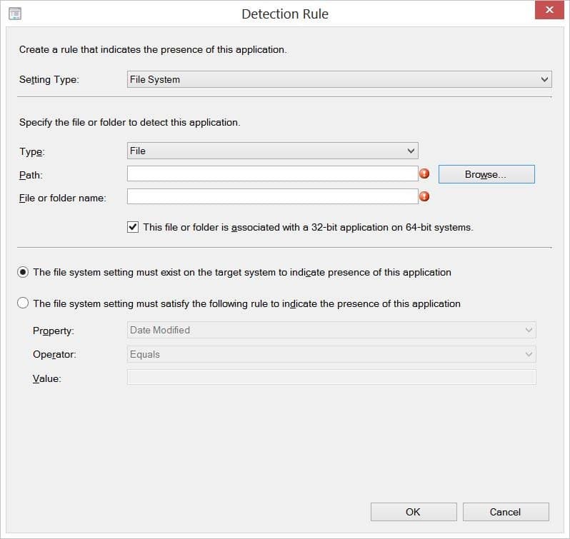 Application Model - CMTrace-Detection Rule
