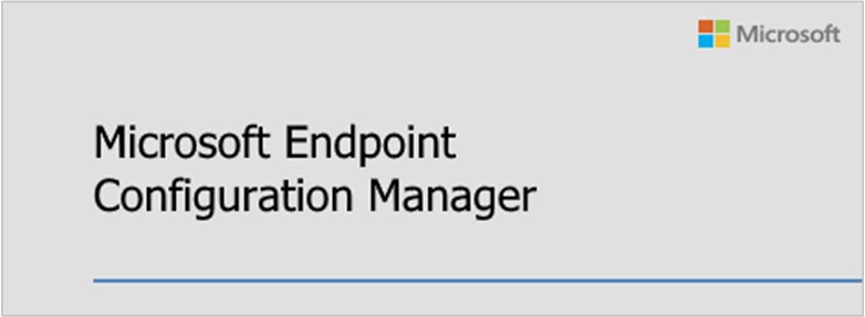 Acronyms of Configuration Manager