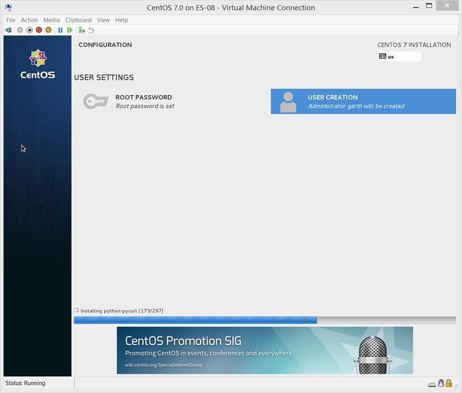 How to Install a CentOS 7 Linux Virtual Machine-Wait