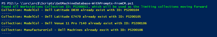 Skip Models or Manufacturers that already have collections